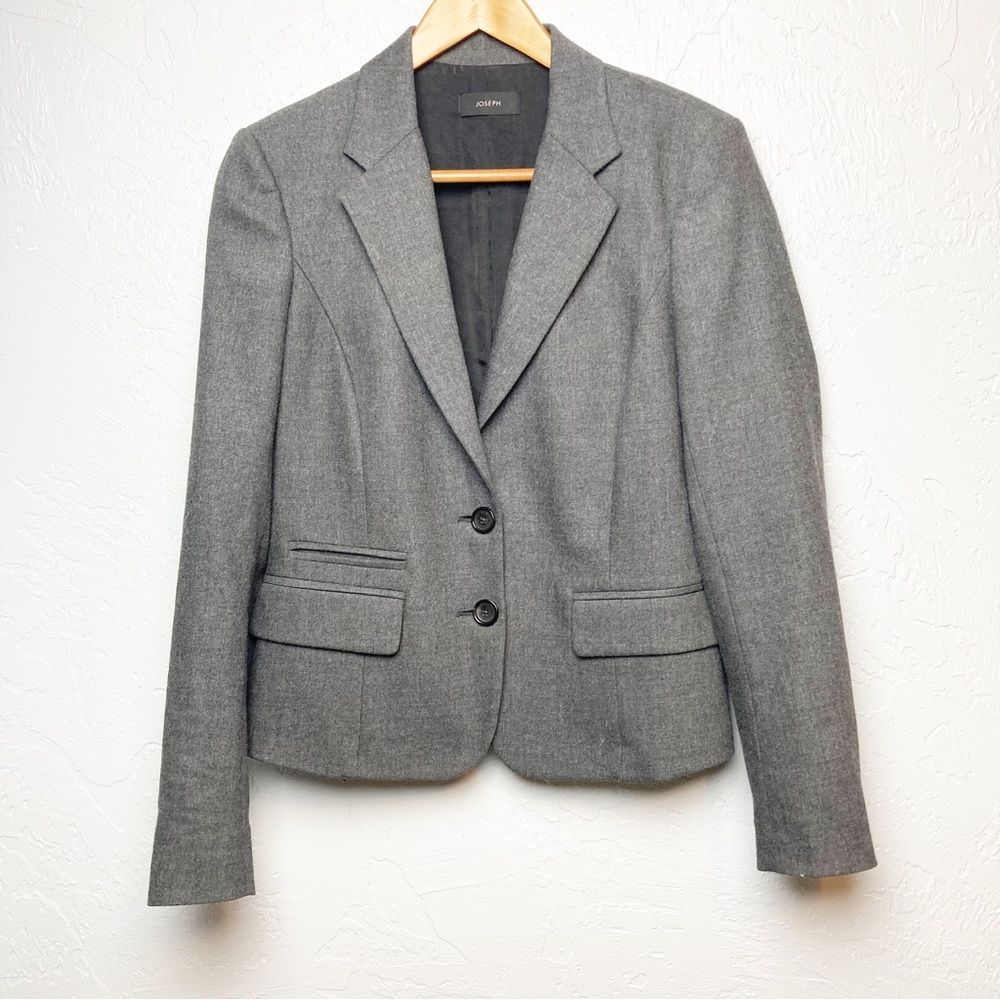 Joseph Structured Tight Weave Blazer Jacket